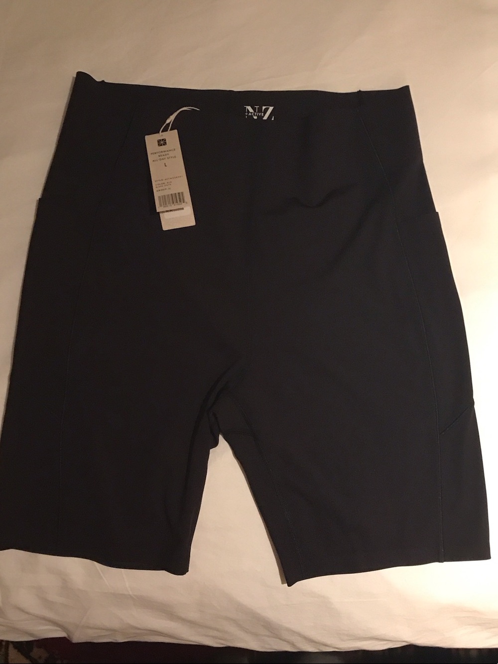 Active Women's Black High-Rise Bike Shorts